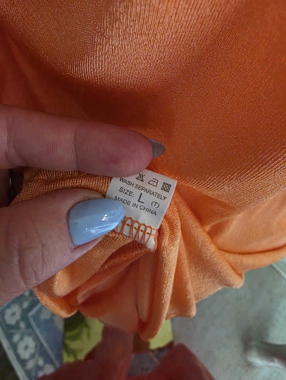 Orange Dress Slinky - Picture 5 of 7